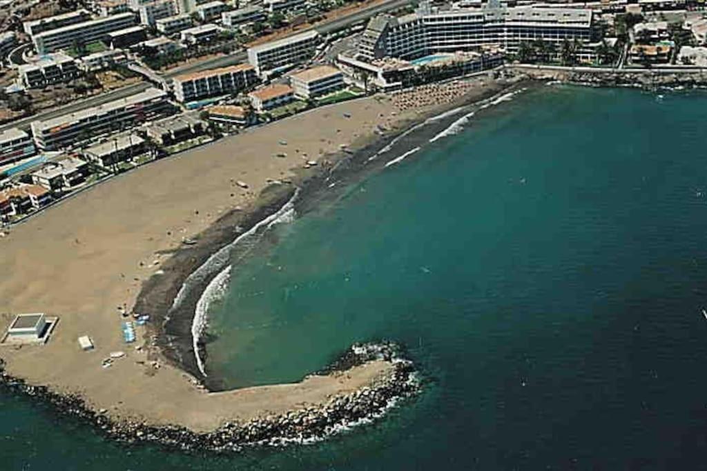 Apartment With Large Terrace, 10 Meters From Playa De Las Burras San Bartolome de Tirajana  Exterior photo