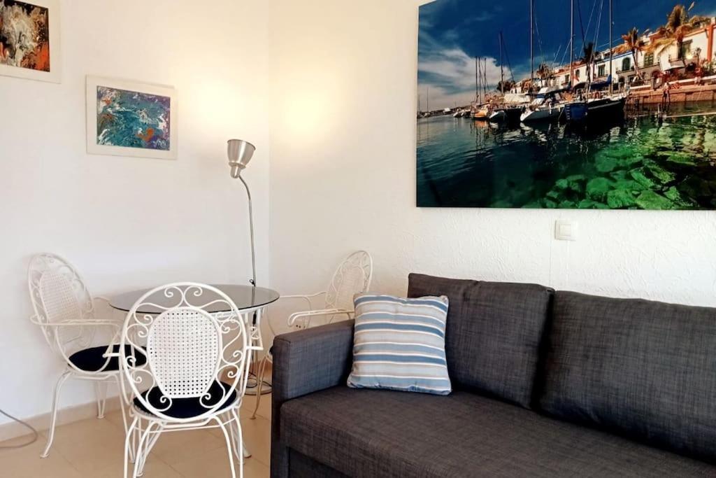 Apartment With Large Terrace, 10 Meters From Playa De Las Burras San Bartolome de Tirajana  Exterior photo